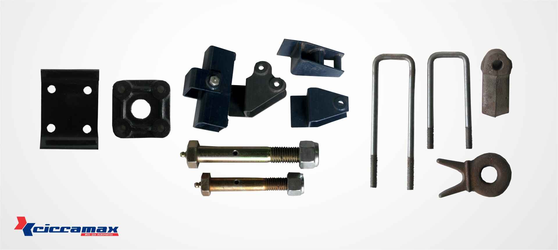 Accesorios CICCAMAX: manotas, balancines y pernos con engrase