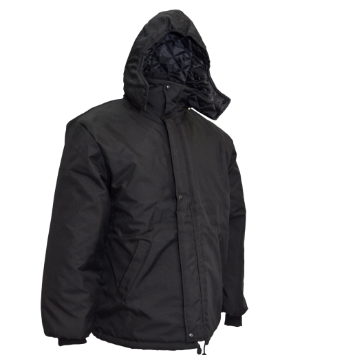 Campera friza con capucha